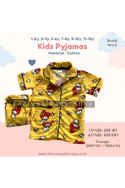 Pyjamas My Melody (yellow)